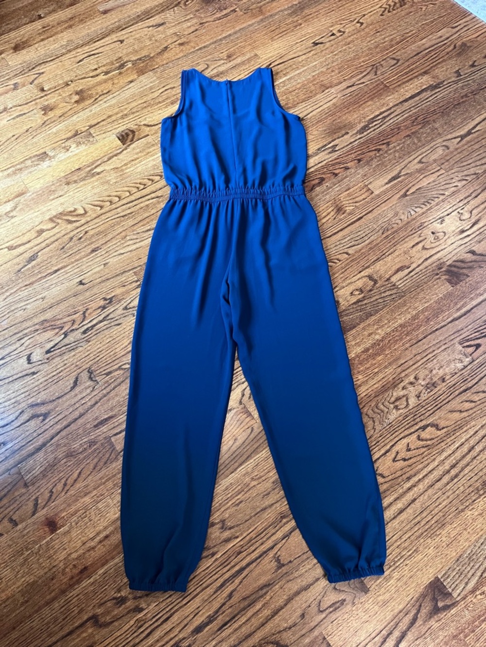 CAbi French Navy Drawstring Jumpsuit Style 303 size S - Picture 7 of 10
